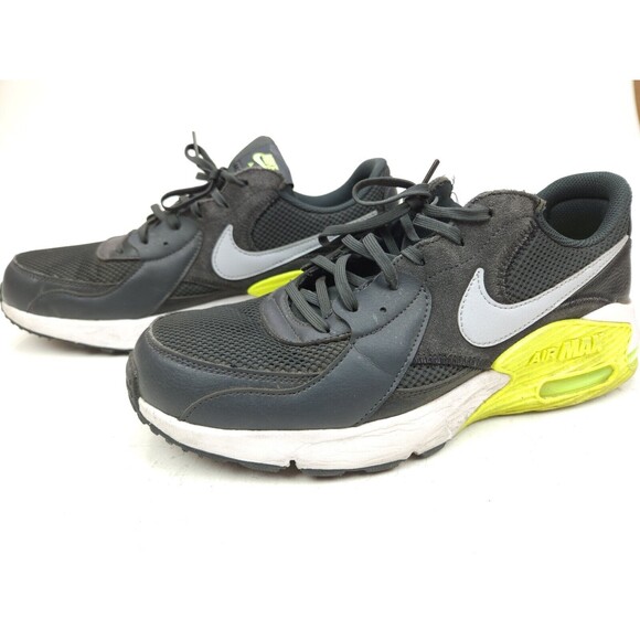 Mens Nike Air Max Excee Sneakers in Grey/White/Volt Size 11 Medium main image 5